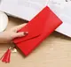 Женский кошелек красный с кисточкой код 375