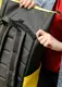 Рюкзак ролл високої якості українського виробництвастильний  Чорний з жовтим