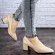 Женские туфли на каблуке Fashion Pebbles 2012 40 размер 25 см Бежевый