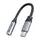 Аудио адаптер Cabletime USB Type-C (M) – 3.5 мм (F)