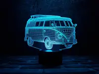 Сменная пластина для 3D светильников "Автомобиль 8" 3DTOYSLAMP