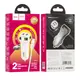Адаптер автомобильный HOCO Type-C Cable Superior dual port car charger set Z40 |2USB, 2.4A|
