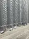 Тюль сетка "Соты". Цвет серый. Код 2053т
