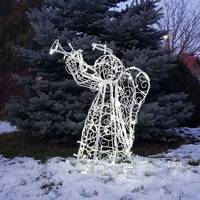 Ангел різдвяний 90 см LED гірлянда 100 лампочок Гранд Презент 220230