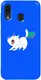 Чехол-накладка TOTO Pure TPU 2mm Print Case Samsung Galaxy A20/A30 #6 Cat Puk Blue