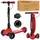 Самокат трёхколесный iTrike MAXI JR 3-060-40-R красный