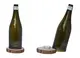Подсвечник бутылка Mazhura Vine MZ-708251 26х8,5 см