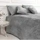 Покрывало евро ТЕП Velour Ромб круглый 4-00517-22426 220х240 см светло-серое