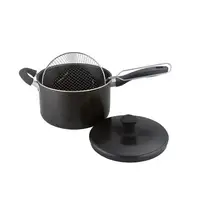 Сотейник со стеклянной крышкой Stenson Y7860405 4 л черный