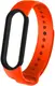 Ремешок UWatch Replacement Silicone Band For Xiaomi Mi Band 5/6/7 Orange/Black Frame