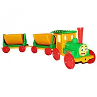 Поезд-конструктор Doloni Toys 013118-2 зеленый