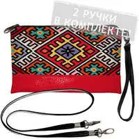 Клатч через плечо 25x15 см (KL_GL_KAR008_KR)