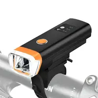 Велосипедный фонарь HJ-047-XPG ULTRA LIGHT, антибликовый, сенсор, Лед фара на велосипед, Фара на руль