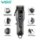 Аккумуляторная машинка для стрижки VGR V-051 с 4 насадками LED