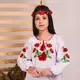 Вышиванка Moderika Маки на рубашечной ткани 134