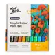 Краски акриловые для рисования Mont Marte Acrylic Colour Paint Set Signature 18pc x 36ml Разные цвета