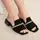 Мюли женские Fashion Aaliyah 2723 40 размер 25,5 см Черный