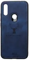 Чехол-накладка TOTO Deer Shell With Leather Effect Case Xiaomi Redmi 7 Dark Blue