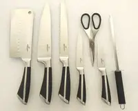 Набор кухонных ножей Bohmann BH-8007-blaСk 8 предметов