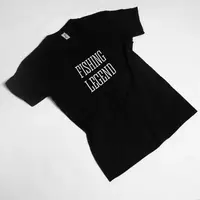 Футболка "Fishing legend" мужская, Черный, XXL, английский