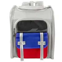 Рюкзак-переноска для кошек и собак 39х32х23 CosmoPet CP-40 Gray
