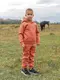 Детский теплый костюм из ткани тринитка