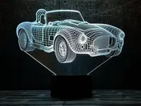 Сменная пластина для 3D светильников "Автомобиль 31" 3DTOYSLAMP
