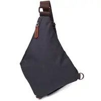 Сумка через плече для чоловіків з текстилю Vintage 22196 Чорний