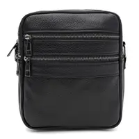 Чоловічі шкіряні сумки Borsa Leather K13647bl-black