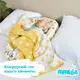 Кокон-позиционер для новорожденных ТM PAPAELLA 88х60х12 см обіймашки/горошок сірий