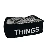 Сумка хлопковая ORGANIZE  для вещей 30х20х10 см THINGS (черный)