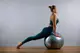М'яч для фітнесу (фітбол) PowerPlay 4001 Ø65 cm Gymball  Сірий + помпа