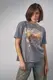 Футболка с принтом в технике tie-dye - серый цвет, S