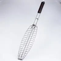 Решетка для рыбы 65×15×4 (см) гриль сетка из нержавейки