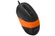 Мышь компьютерная проводная A4Tech Fstyler FM10 Black/Orange оранжевая