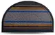 Коврик придверный Dariana Multicolor D-6077 45x75 см светло-серый