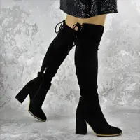 Ботфорты женские Fashion Sammy 2176 40 размер 25,5 см Черный