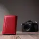 Маленький удобный кошелек с монетницей из натуральной кожи ST Leather 22741 Красный