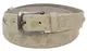 Женский кожаный ремень Skipper 1275-35 бежевый 3,5 см