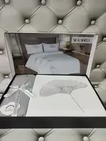 Nak.Sea sheel постіль євро розміру з вишивкою. Ранфорс. Romeo Туреччина