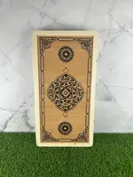 Нарды настольная игра деревянная 51х51 (Карпатские узоры)