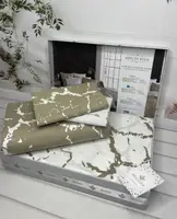 Mercer beige постільна білизна з натуральної бавовни. Євро розмір. Belizza Туреччина.