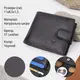 Небольшой вместительный кошелек из натуральной кожи ST Leather 22456 Черный