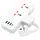 Удлинитель HOCO Reise 2-position expansion socket AC12A |3USB/Type-C, PD/QC, 30W/10A|