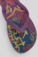 Вьетнамки женские, цвет фиолетовый, 244R342