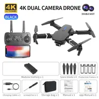 Квадрокоптер Professional Drone E88 1800 mah, 2 HD камери, час польоту до 15 хв