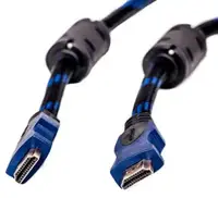 Видео кабель PowerPlant HDMI - HDMI, 10м, позолоченные коннекторы, 1.4V, Nylon, Double ferrites