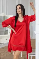 Женский комплект для дома Кк1091н Красный