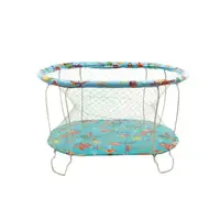 Манеж "Sea bottom" мягкое дно, крупная сетка. Blue (47533)