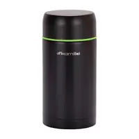 Термос пищевой Kamille KM-2093 1000 мл черный с салатовым